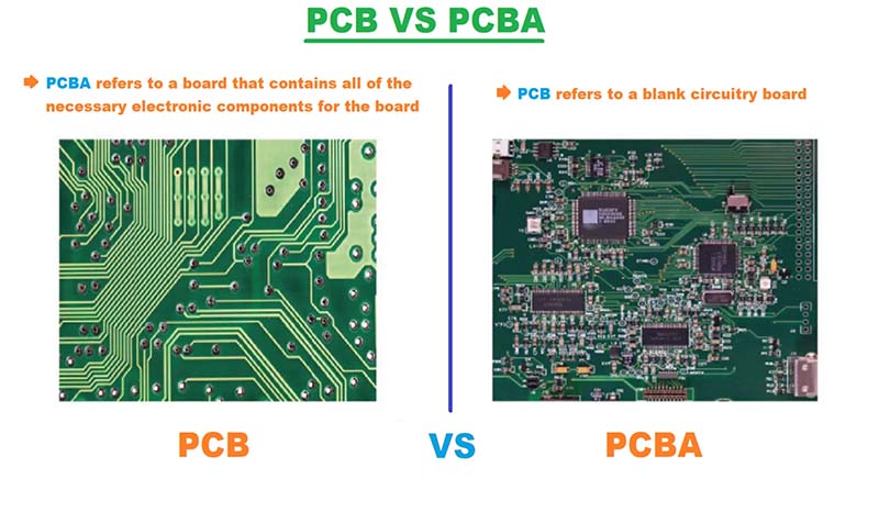 تفاوت بین PCB و PCBA