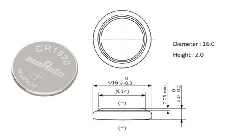 cr1620 for electronic devices equivalent