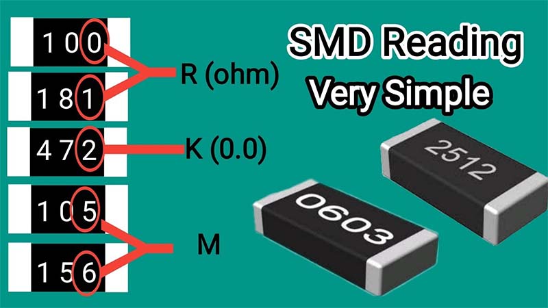 نحوه محاسبه مقدار مقاومت مقاومت SMD